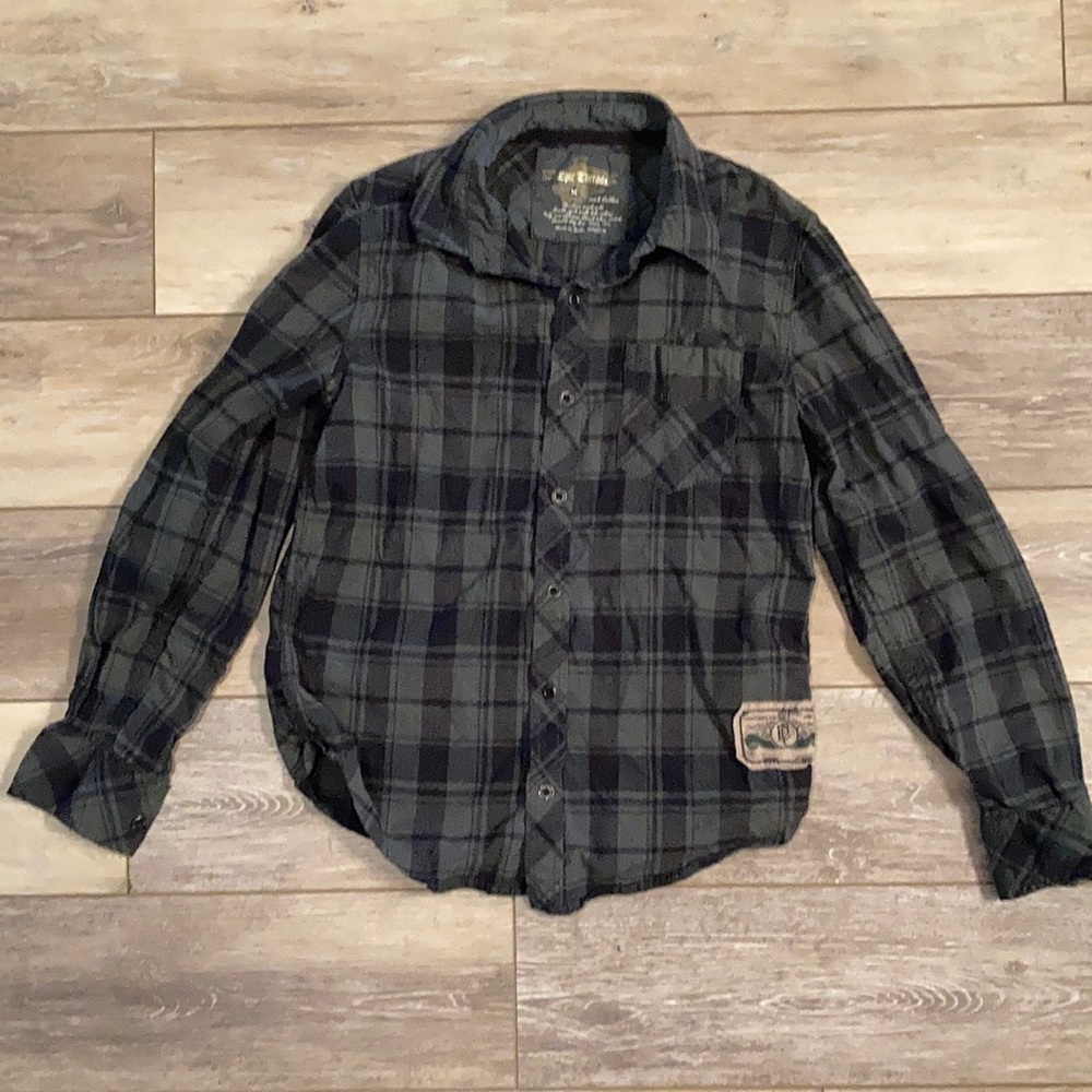 Boys Button-down Shirt M